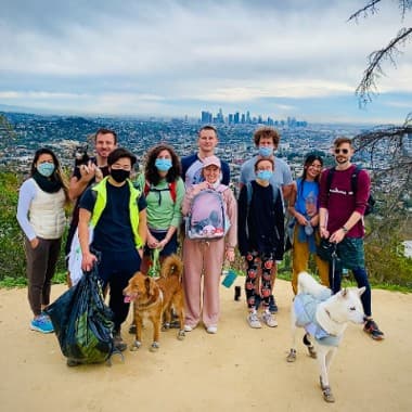 itisOVERDUE team gathered outside